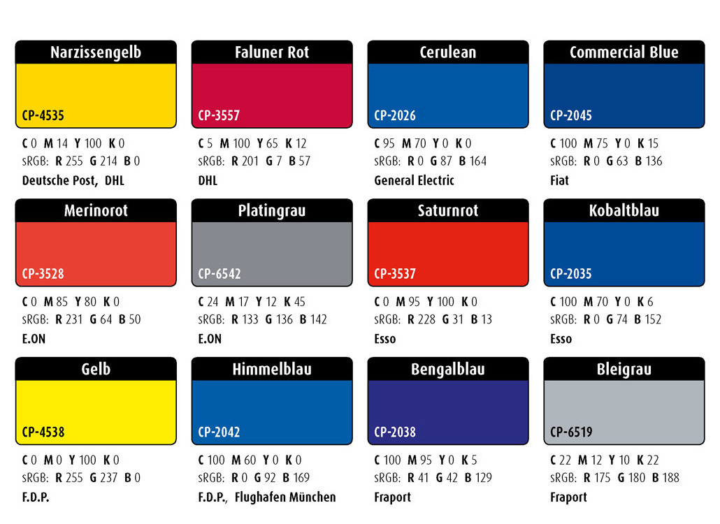 Farbwelten-Set-68: CI-Farben (Corporate-Identity-Farben)