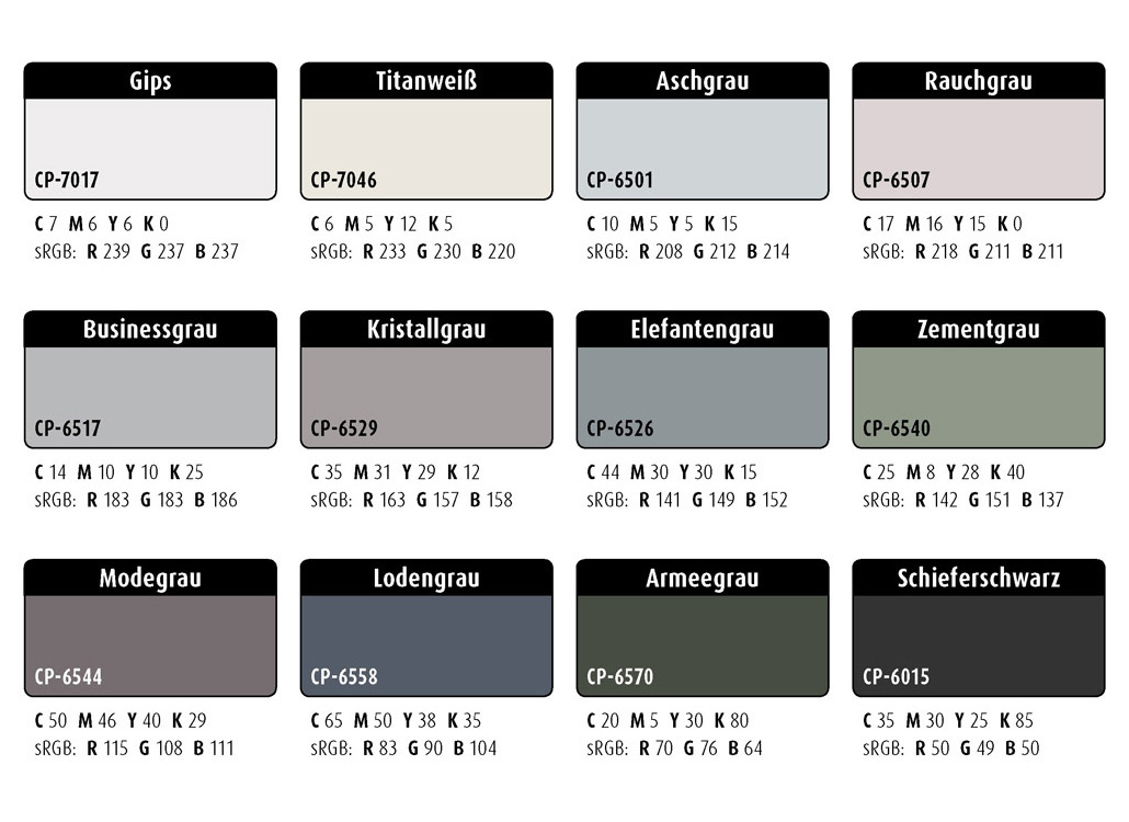 Farbwelten-Set-65: Grautöne