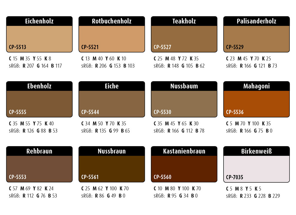 Farbwelten-Set-51: Holz