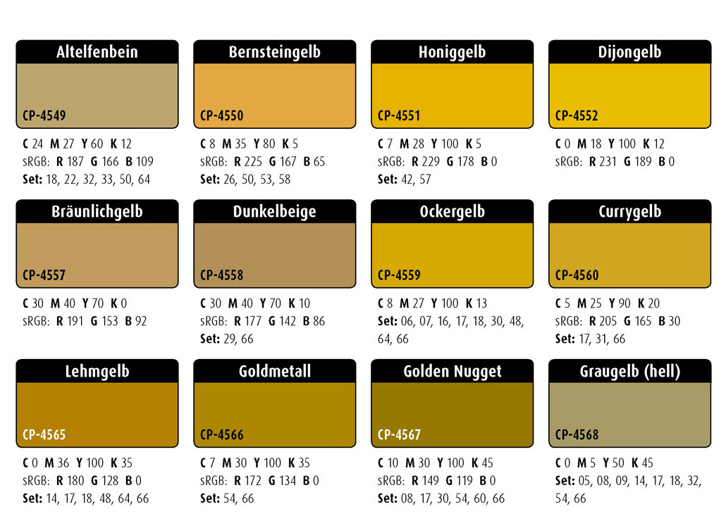 Farbwelten-Gelbtöne