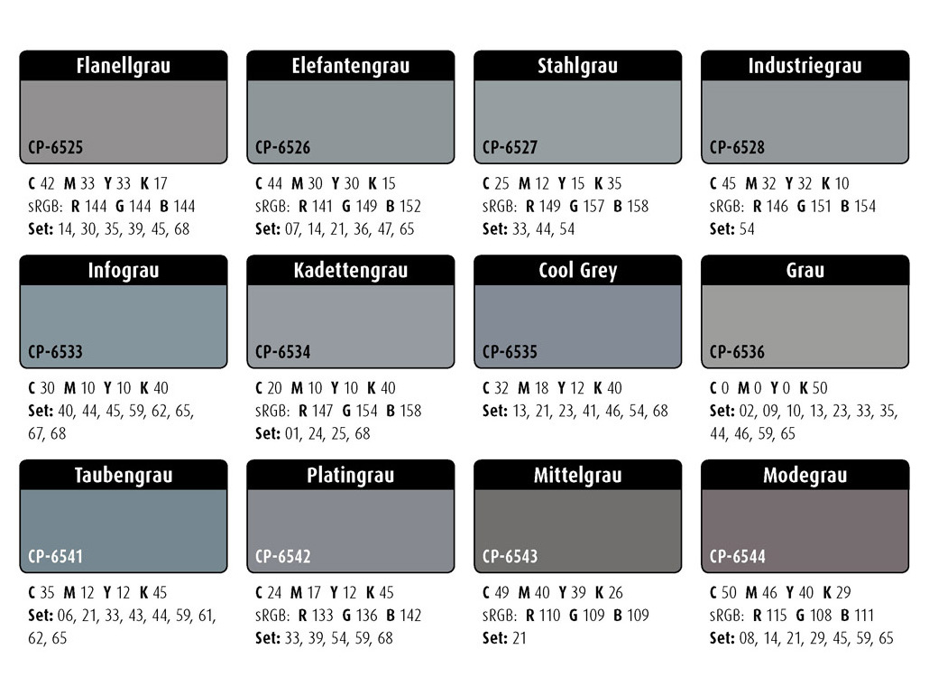 Farbwelten-Grautöne