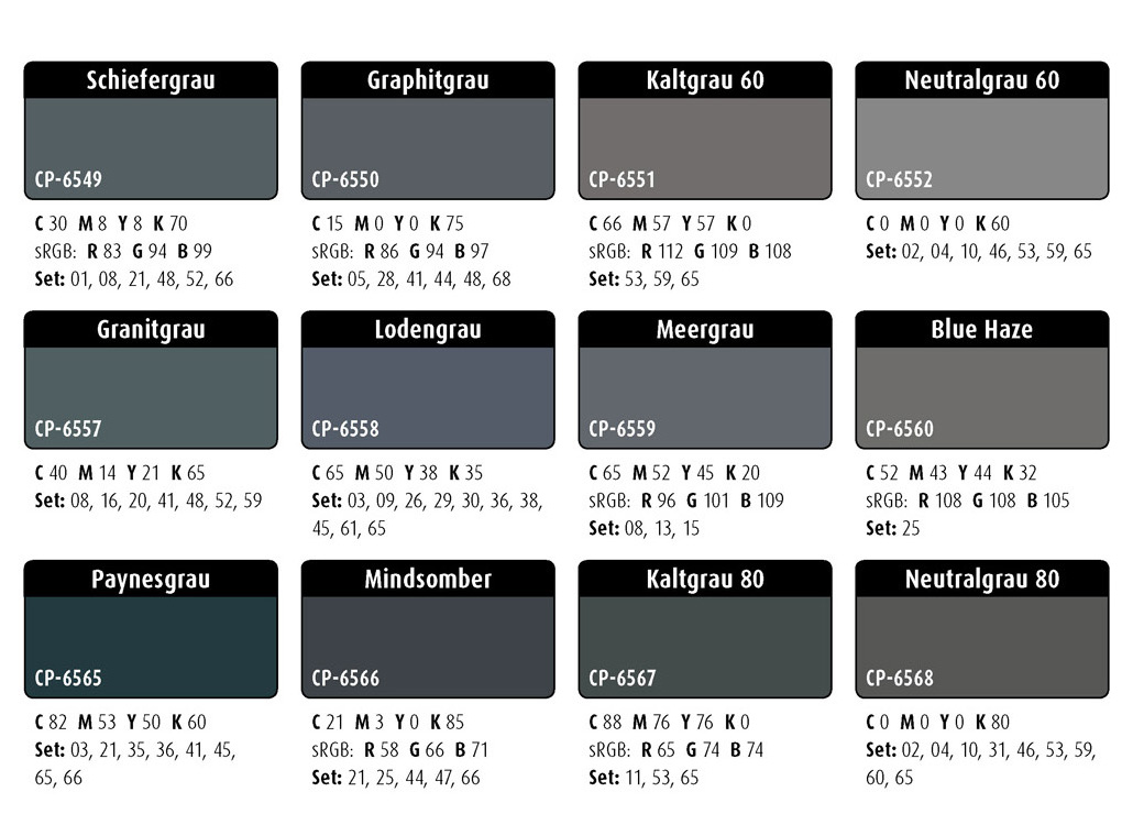 Farbwelten-Grautöne
