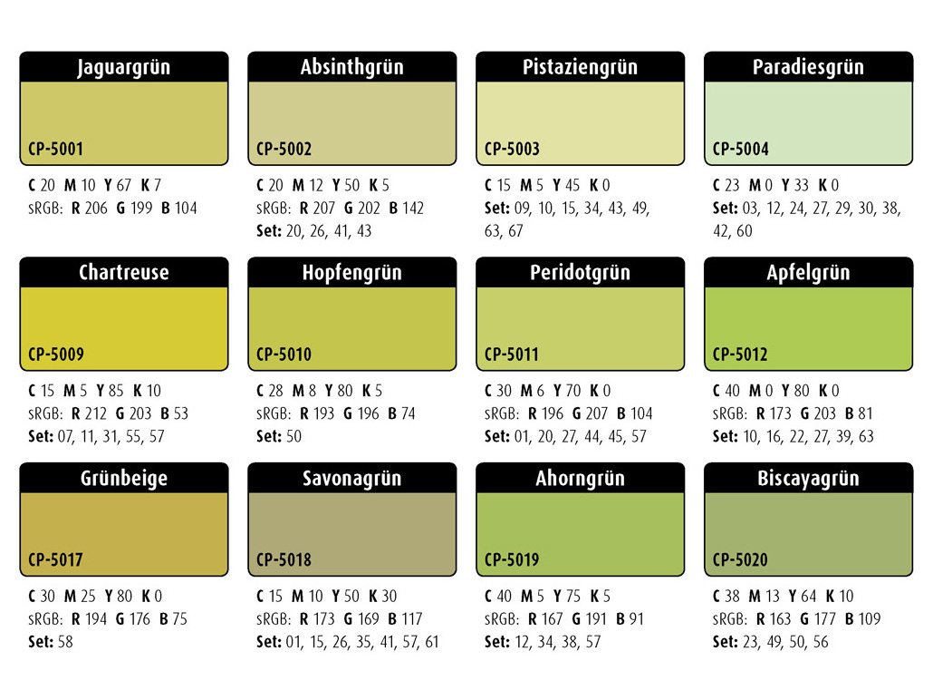 Farbwelten-Grüntöne