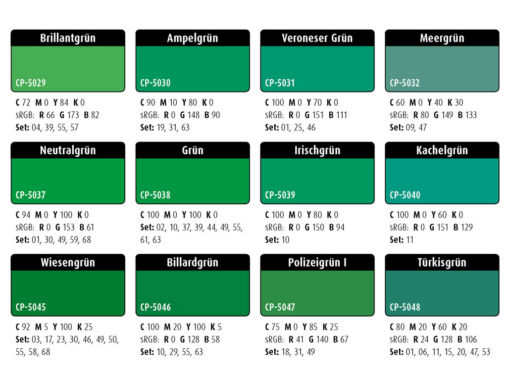 Farbwelten-Grüntöne
