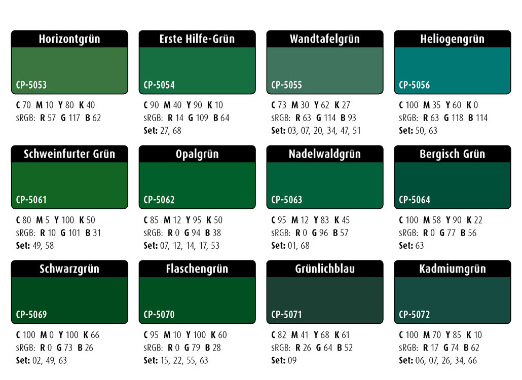 Farbwelten-Grüntöne