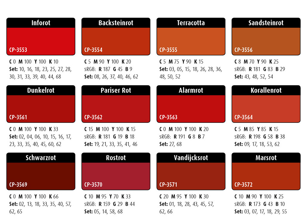 Farbwelten-Rottöne