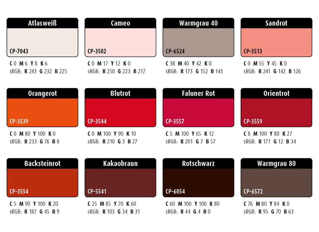 Farbwelten-Set-62: Komplementärkontrast Cyan–Rot