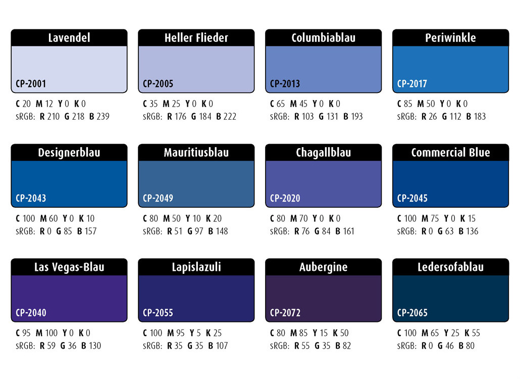 Farbwelten-Set-64: Komplementärkontrast Gelb–Blau