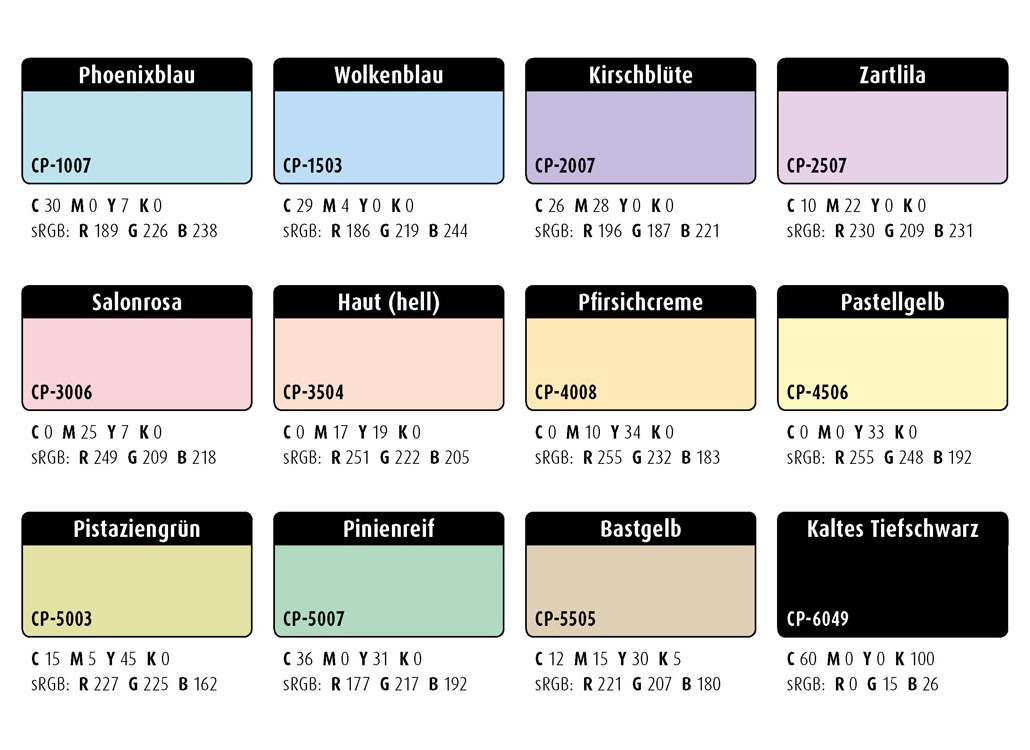 Farbwelten-Set-66: Pastelltöne